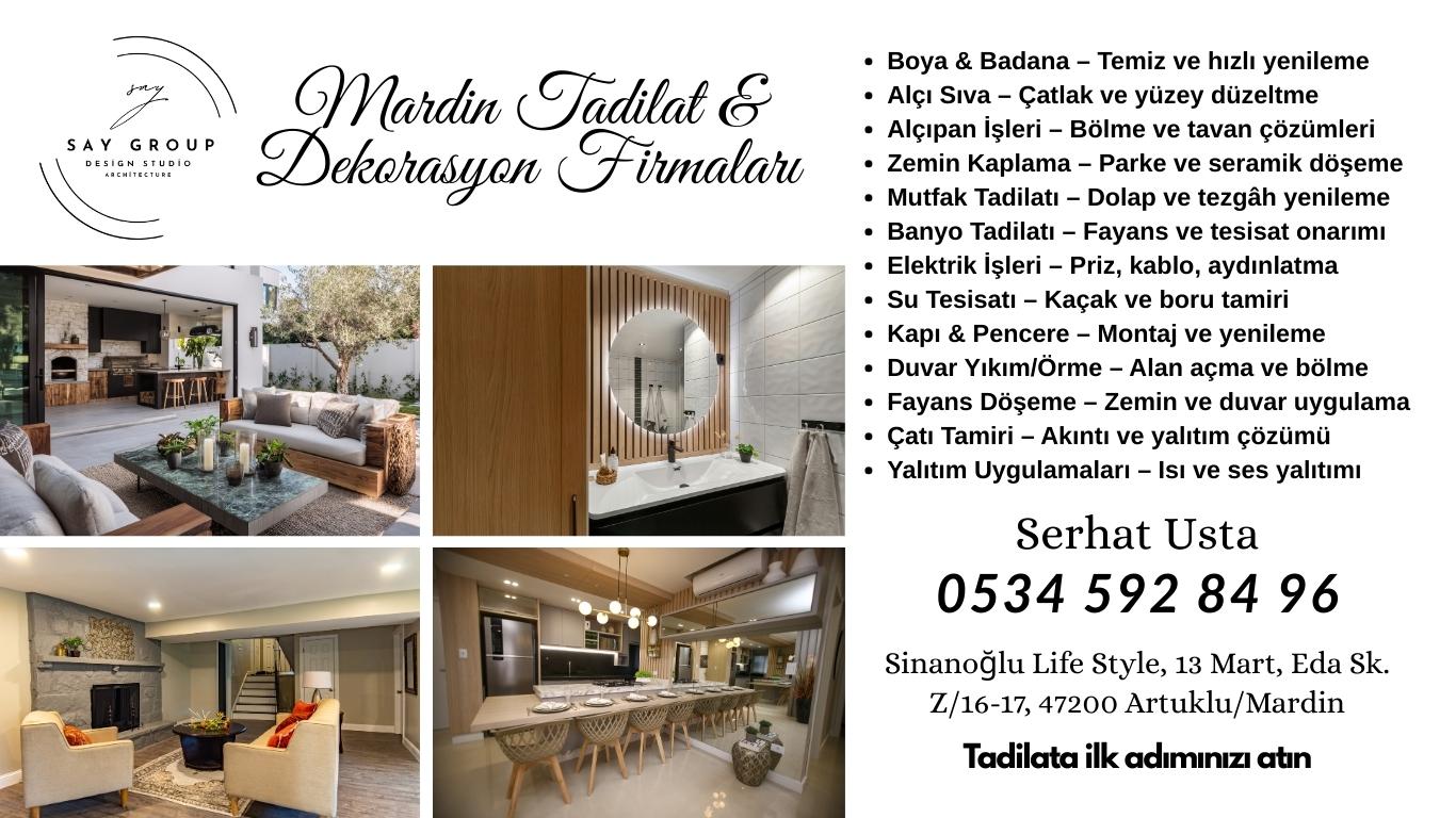 MARDİN DEKORASYON FİRMALARI 